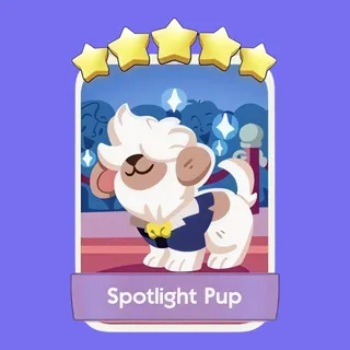 Spotlight Pup 5⭐ Monopoly Go Sticker
