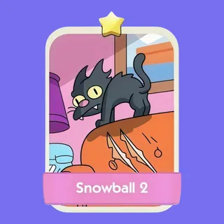 Snowball 2 1⭐ Monopoly Go Sticker