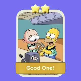Good One! 2⭐ Monopoly Go Sticker