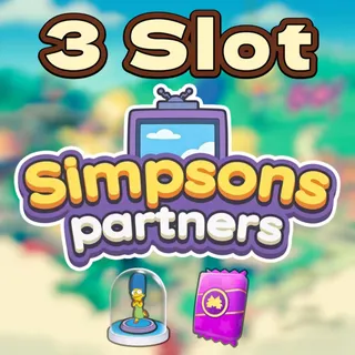 3 Slot Simpsons Partners Event Monopoly Go