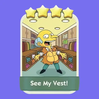 See My Vest! 4⭐ Monopoly Go Sticker
