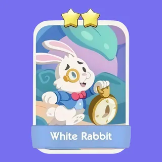 White Rabbit 2⭐ Monopoly Go Sticker