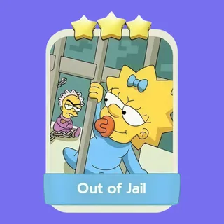Out of Jail 3⭐ Monopoly Go Sticker