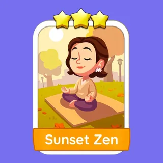 Sunset Zen Monopoly Go