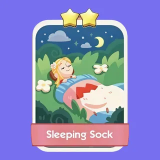 Sleeping Sock 2⭐ Monopoly Go Sticker