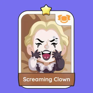 Screaming Clown Monopoly Go