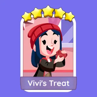 Vivi's Treat 5⭐ Monopoly Go Sticker