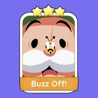 Buzz Off! 3⭐ Monopoly Go Sticker