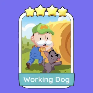 Working Dog 4⭐ Monopoly Go Sticker