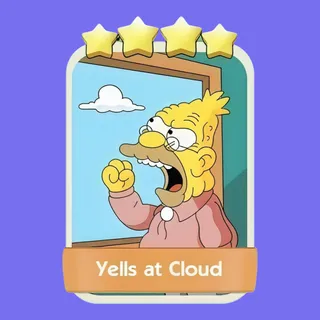 Yells at Cloud 4⭐ Monopoly Go Sticker