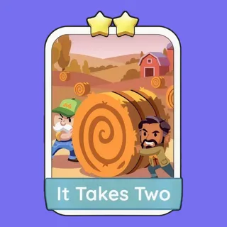It Takes Two 2⭐ Monopoly Go Sticker
