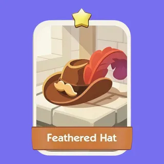 Feathered Hat 1⭐ Monopoly Go Sticker