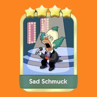Sad Schmuck 4⭐ Gold Sticker Monopoly Go Golden Blitz