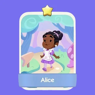 Alice 1⭐ Monopoly Go Sticker
