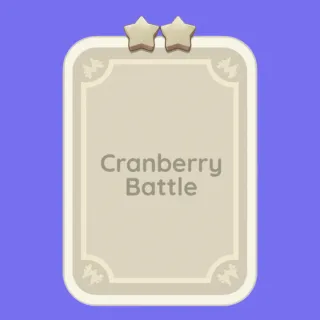 Cranberry Battle Monopoly Go