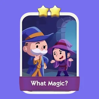 What Magic? 2⭐ Monopoly Go Sticker
