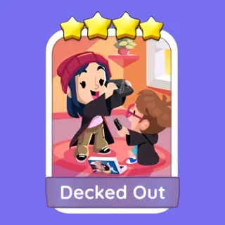 Decked Out 4⭐ Monopoly Go Sticker