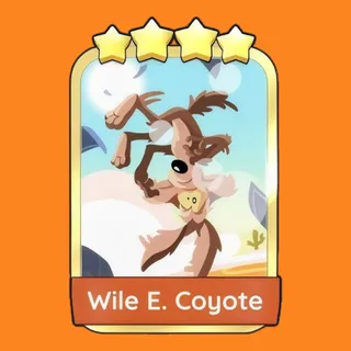 Wile E. Coyote 4⭐ Gold Sticker Monopoly Go Golden Blitz