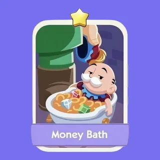 Money Bath 1⭐ Monopoly Go Sticker