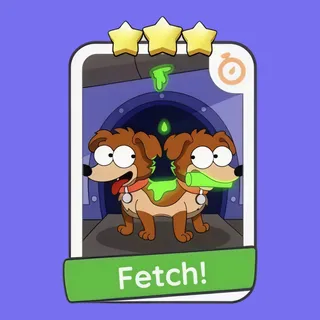 Fetch! 3⭐ Bonus Set Monopoly Go Sticker