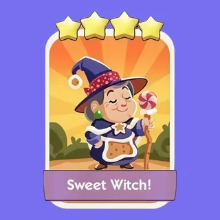 Sweet Witch! 4⭐ Monopoly Go Sticker