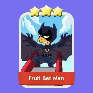 Fruit Bat Man 3⭐ Monopoly Go Sticker