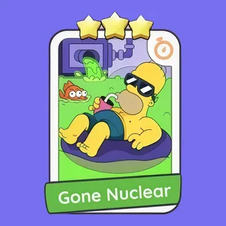 Gone Nuclear 3⭐ Bonus Set Monopoly Go Sticker