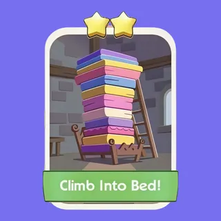 Climb Into Bed! 2⭐ Monopoly Go Sticker