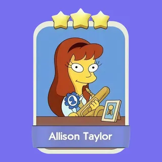 Allison Taylor 3⭐ Monopoly Go Sticker