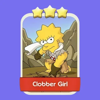 Clobber Girl Monopoly Go