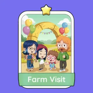 Farm Visit 1⭐ Monopoly Go Sticker