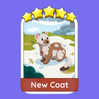 New Coat 5 ⭐ Monopoly Go Sticker