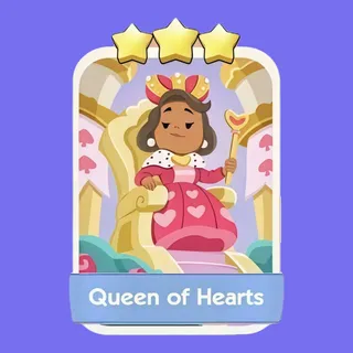Queen of Hearts 3⭐ Monopoly Go Sticker