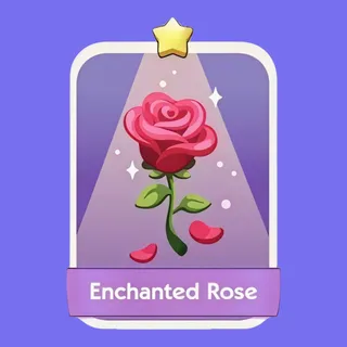 Enchanted Rose 1⭐ Monopoly Go Sticker
