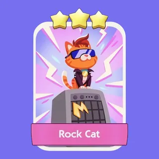 Rock Cat Monopoly Go