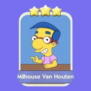 Milhouse Van Houten 3⭐ Monopoly Go Sticker
