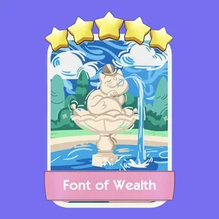 Font of Wealth 5⭐ Monopoly Go Sticker
