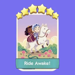 Ride Awake! 6⭐ Monopoly Go Sticker