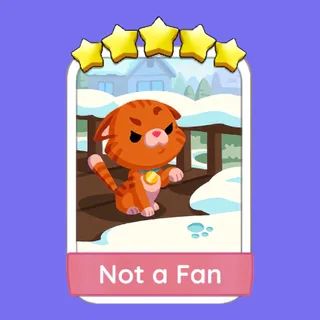 Not a Fan 5 ⭐ Monopoly Go Sticker