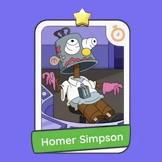 Homer Simpson 1⭐ Bonus Set Monopoly Go Sticker