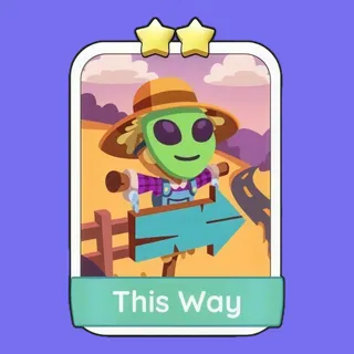 This Way 2⭐ Monopoly Go Sticker