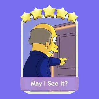May I See It? 5⭐ Monopoly Go Sticker