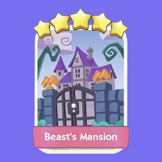 Beast's Mansion 5⭐ Monopoly Go Sticker