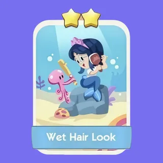 Wet Hair Look Monopoly Go