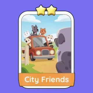 City Friends 2⭐ Monopoly Go Sticker