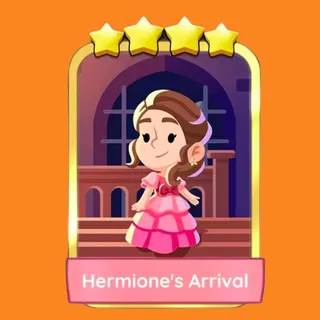 Hermione's Arrival 4⭐ Gold Sticker Monopoly Go Golden Blitz