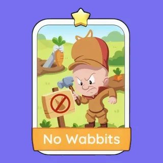 No Wabbits 1⭐ Monopoly Go Sticker