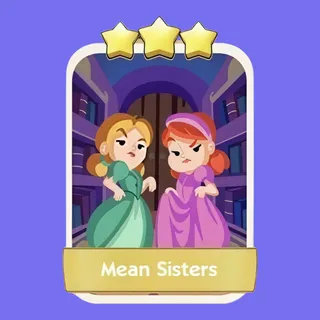 Mean Sisters 3⭐ Monopoly Go Sticker