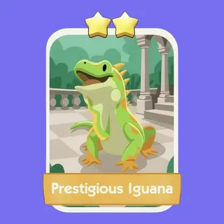 Prestigious Iguana Monopoly Go