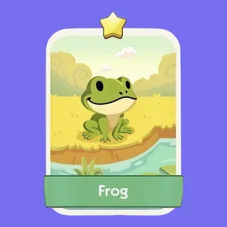 Frog 1⭐ Monopoly Go Sticker